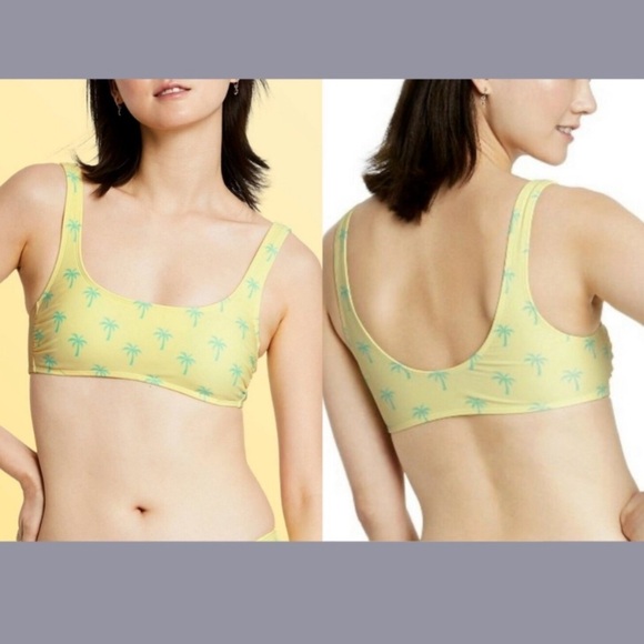 NEW Stoney Clover Lane x Target [ XS ] Palm Tree Bikini Top + Scoop Bottom - Picture 3 of 7